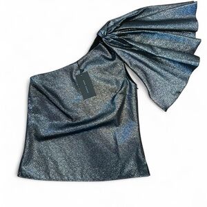 Zara Black Glittery Top